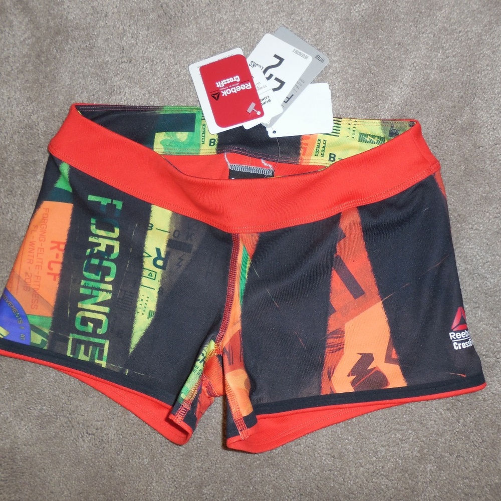 Womens Reebok Crossfit Reversible Booti Shorts Fit